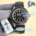 yyDS Factory Rolex Yacht-Master Ladies 37 Rubber Strap Steel Watch